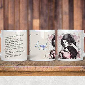 Arte para caneca Amy Winehouse