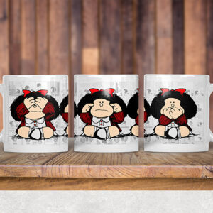 Arte Caneca Mafalda