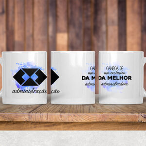 Arte para caneca Administração