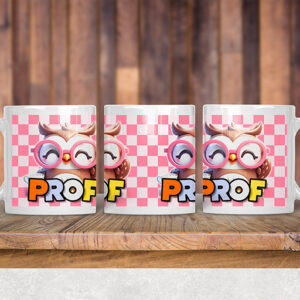 Caneca Dia da Professora Coruja