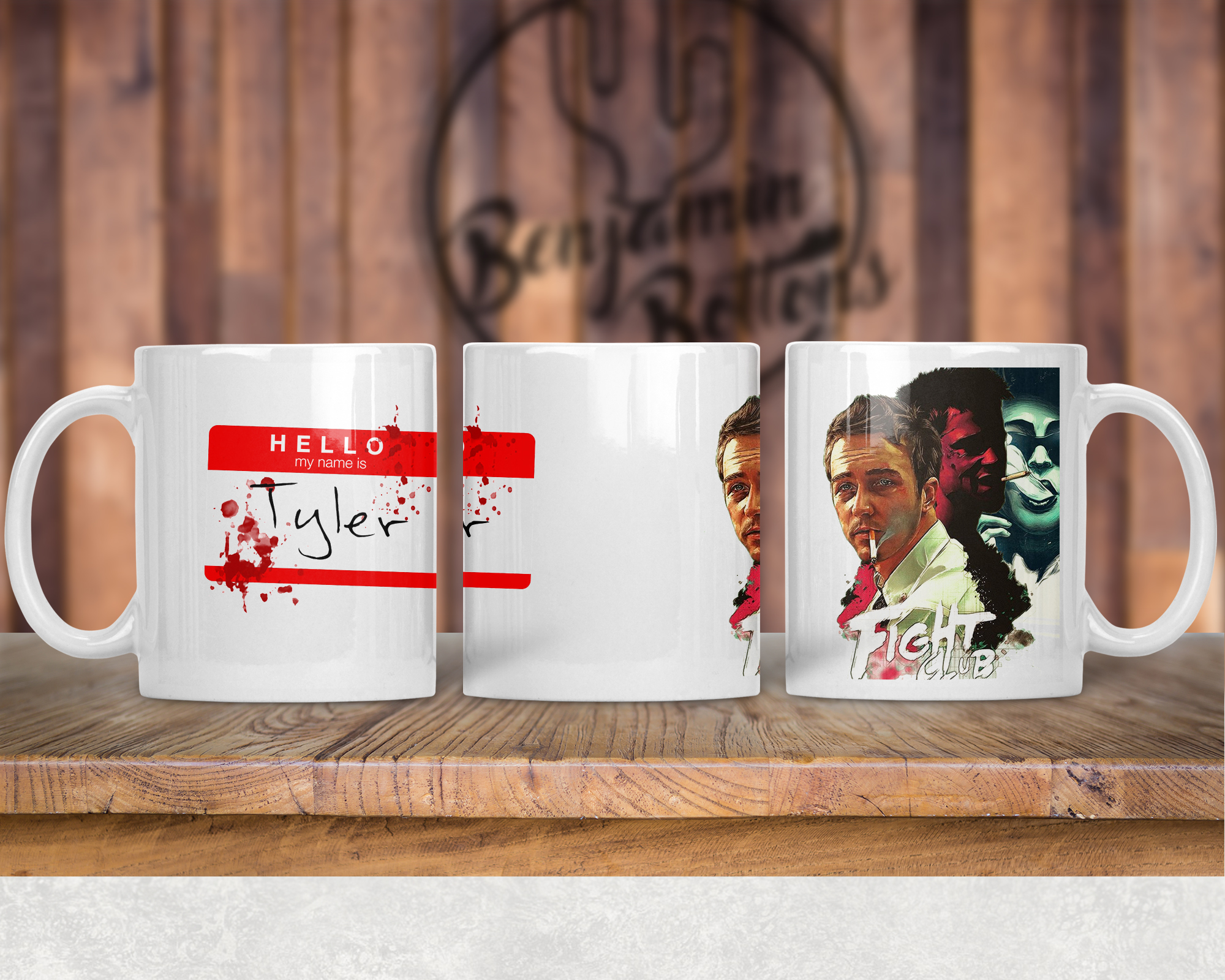 Arte Caneca Clube da Luta